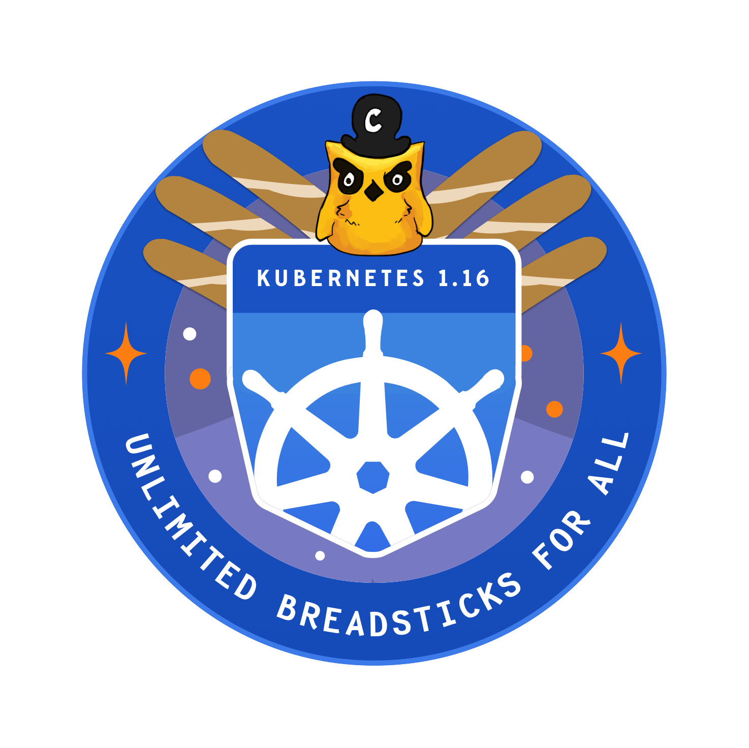 Kubernetes 1.16 Release Mascot